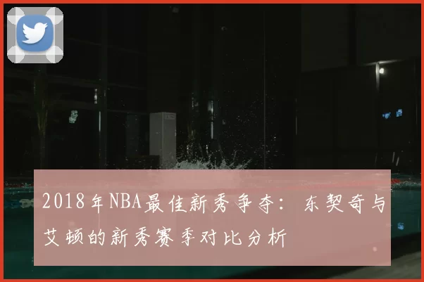 2018年NBA最佳新秀争夺:东契奇与艾顿的新秀赛季对比分析